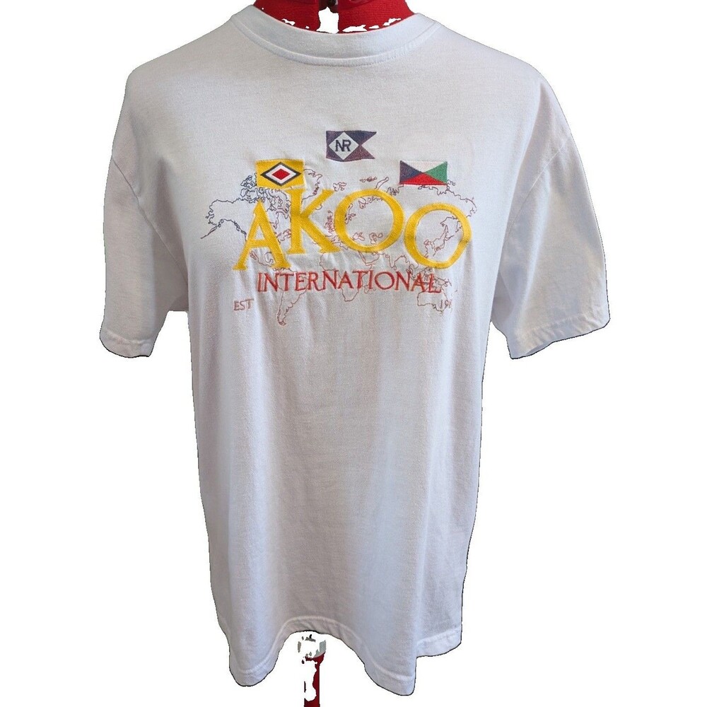 Vintage AKOO Men’s International Graphic T-Shirt Size XL